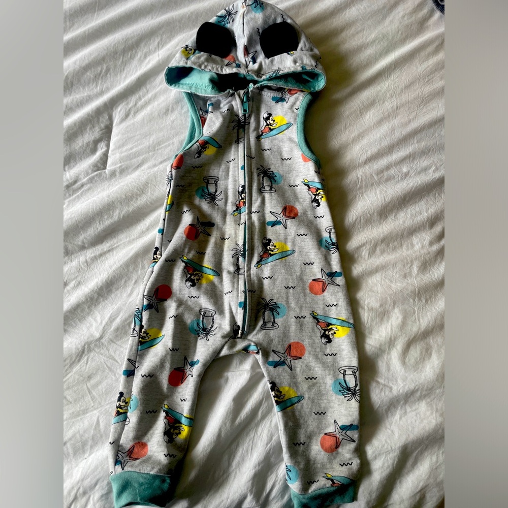 Baby Boys Disney Mickey Mouse Jumpsuit